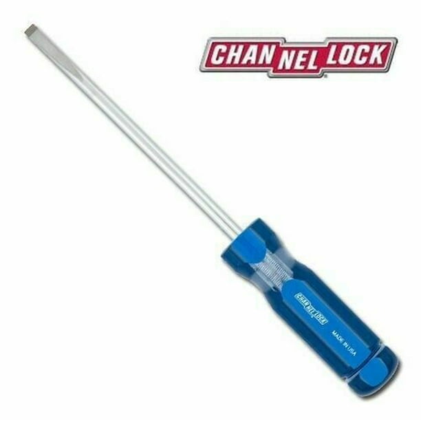 Channellock S146a 1/4 Professional Slotted Screwdriver Occidental Leather 